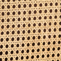 Thumbnail for TV-Schrank 140x30x40 cm Mango Massivholz und Rohrgeflecht