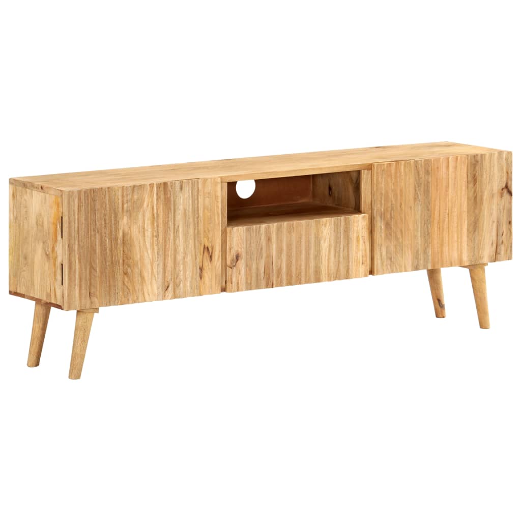 TV-Schrank 140x30x49 cm Massivholz Mango