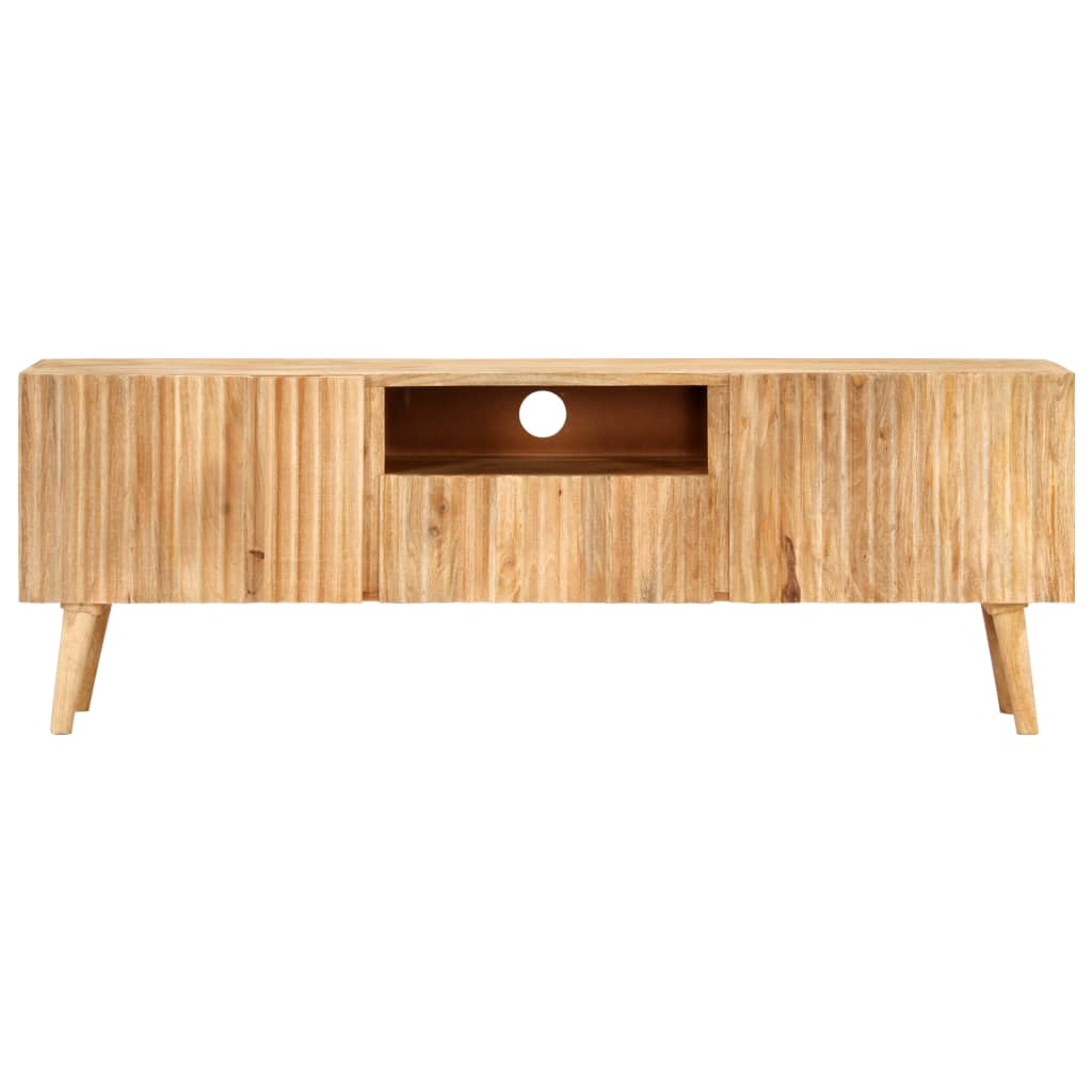 TV-Schrank 140x30x49 cm Massivholz Mango