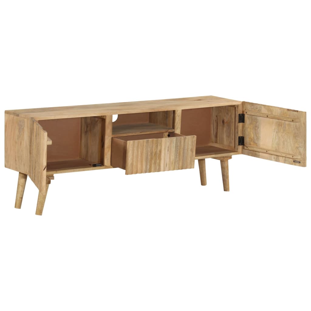 TV-Schrank 140x30x49 cm Massivholz Mango