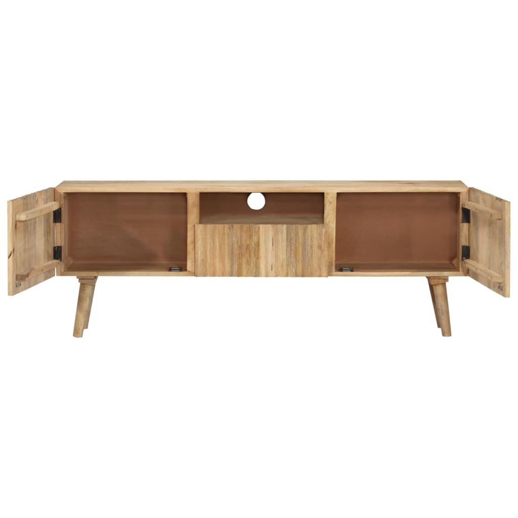 TV-Schrank 140x30x49 cm Massivholz Mango