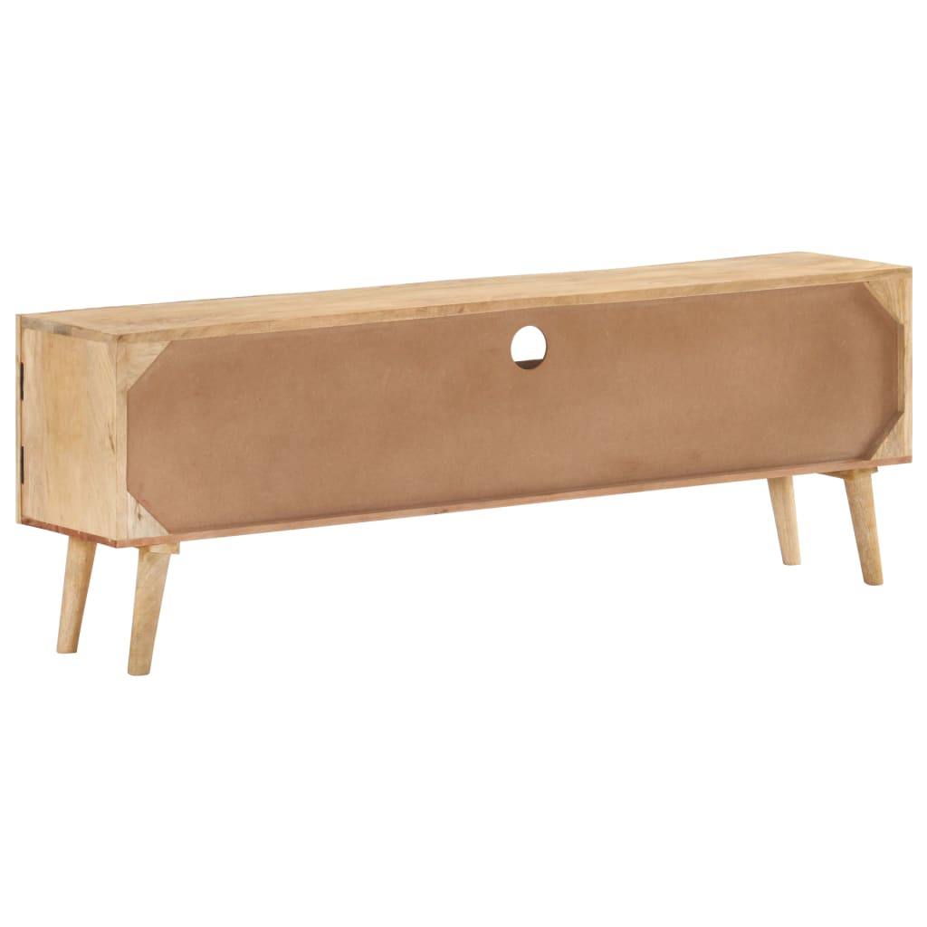 TV-Schrank 140x30x49 cm Massivholz Mango