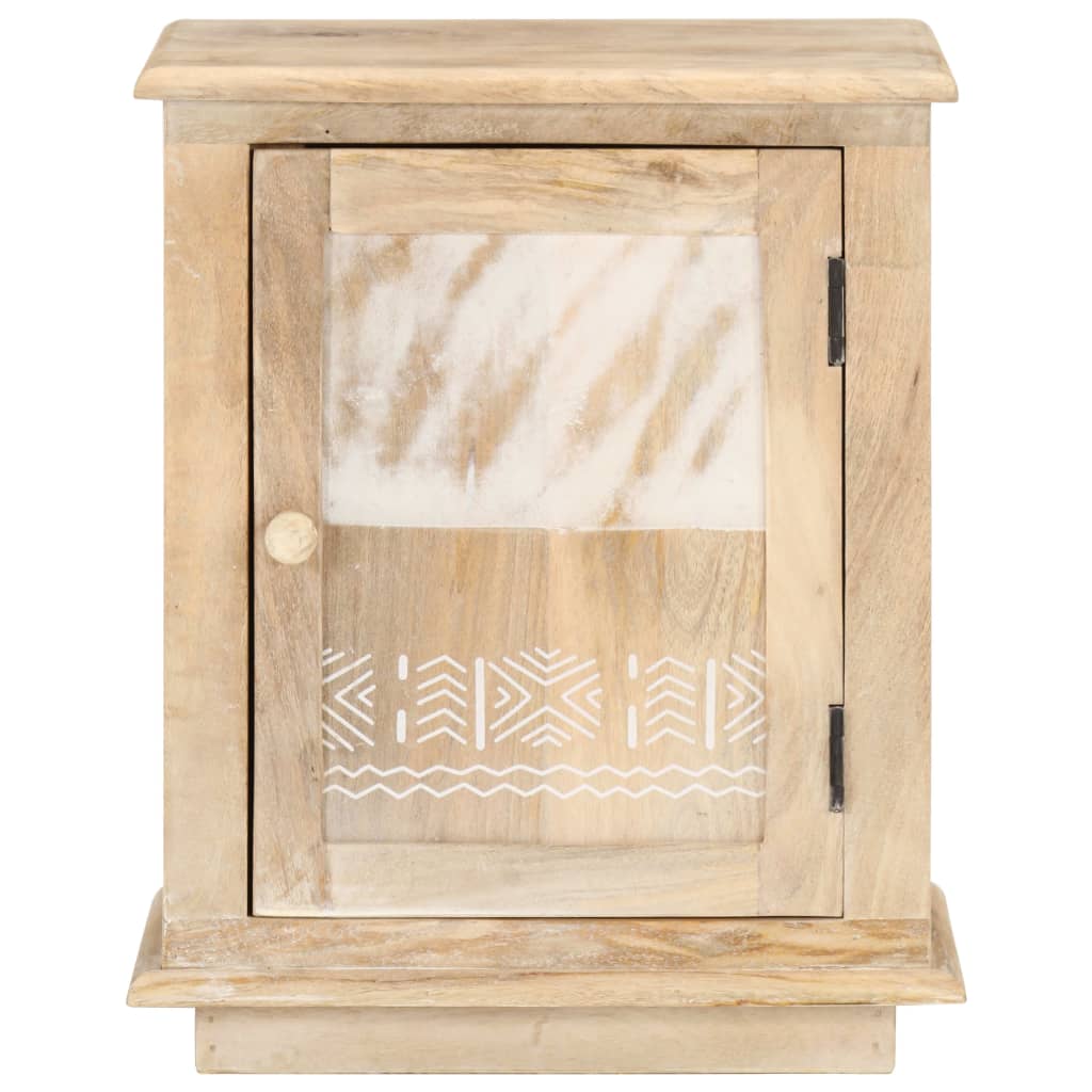 Nachttisch 40 x 30 x 46 cm Massivholz Mango