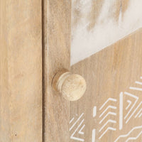 Thumbnail for Nachttisch 40 x 30 x 46 cm Massivholz Mango