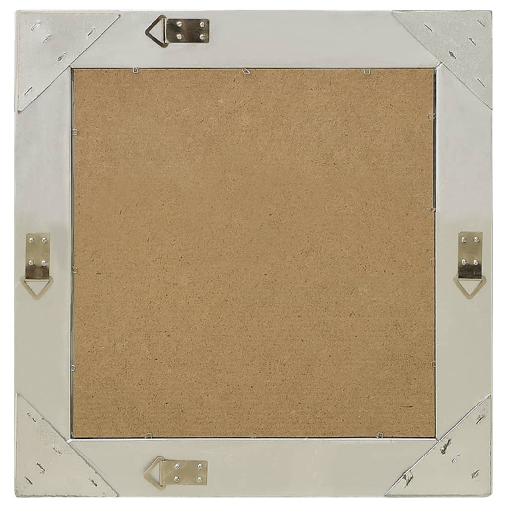 Wandspiegel im Barock-Stil 50 x 50 cm Silbern