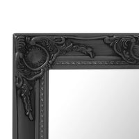 Thumbnail for Wandspiegel im Barock-Stil 50 x 50 cm Schwarz