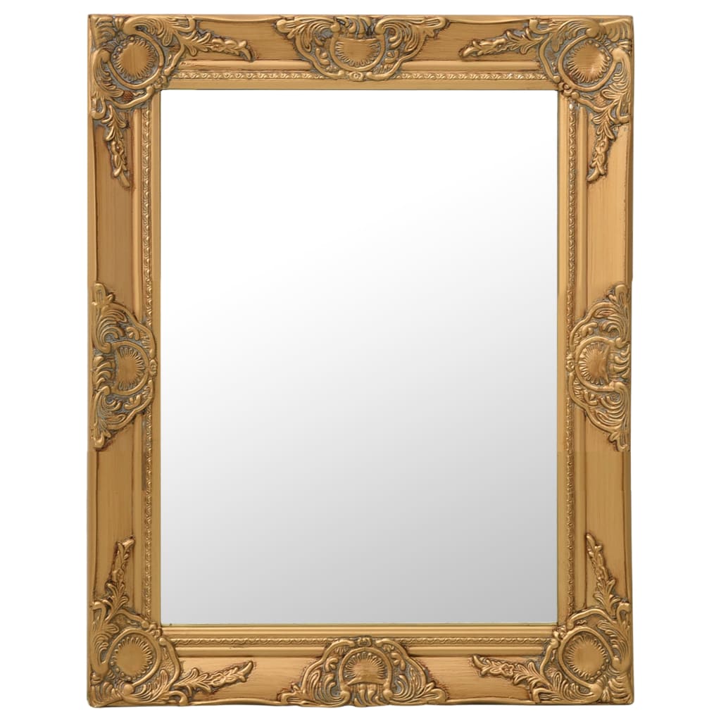 Wandspiegel im Barock-Stil 50 x 60 cm Golden