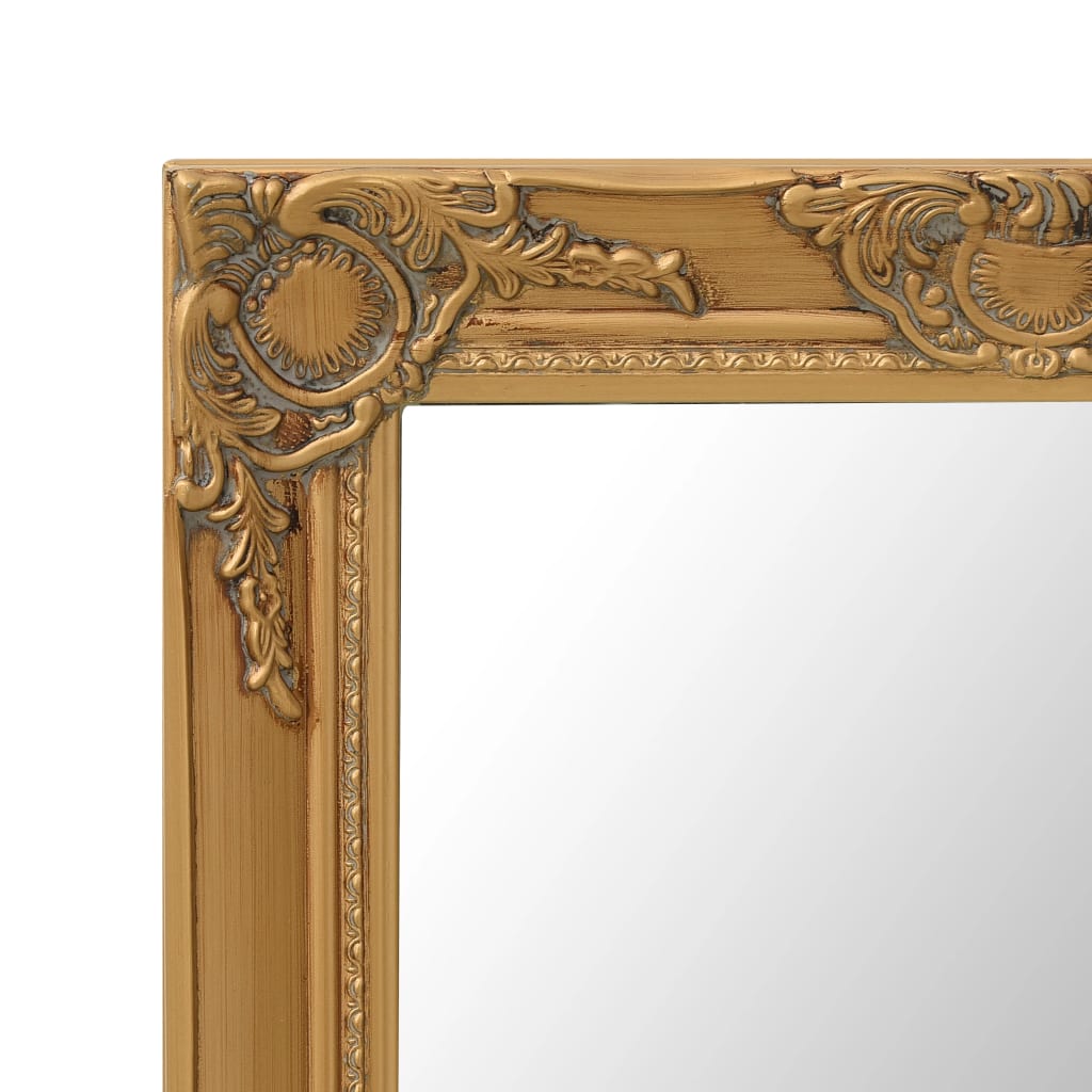 Wandspiegel im Barock-Stil 60 x 60 cm Golden