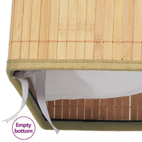 Thumbnail for Bambus-Wäschekorb mit 2 Fächern 72 L