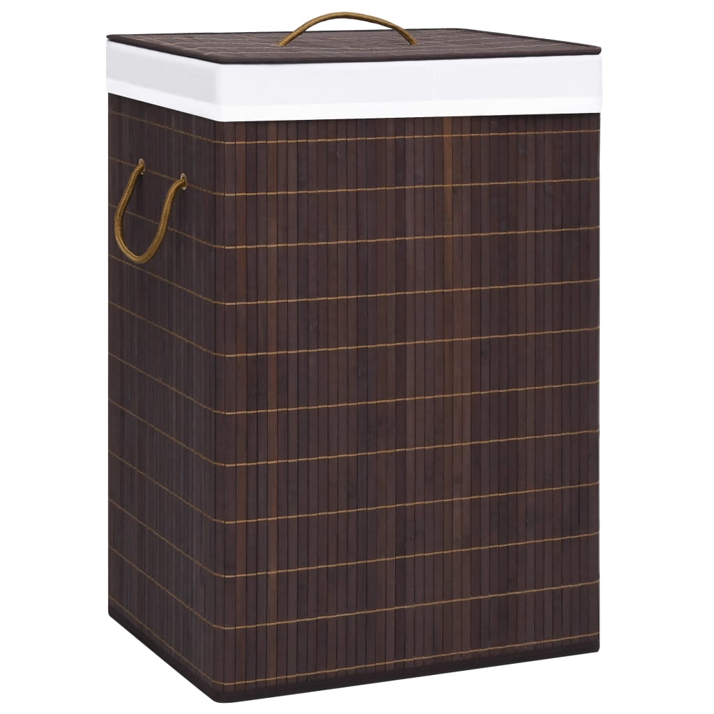 Bambus-Wäschekorb Braun 72 L