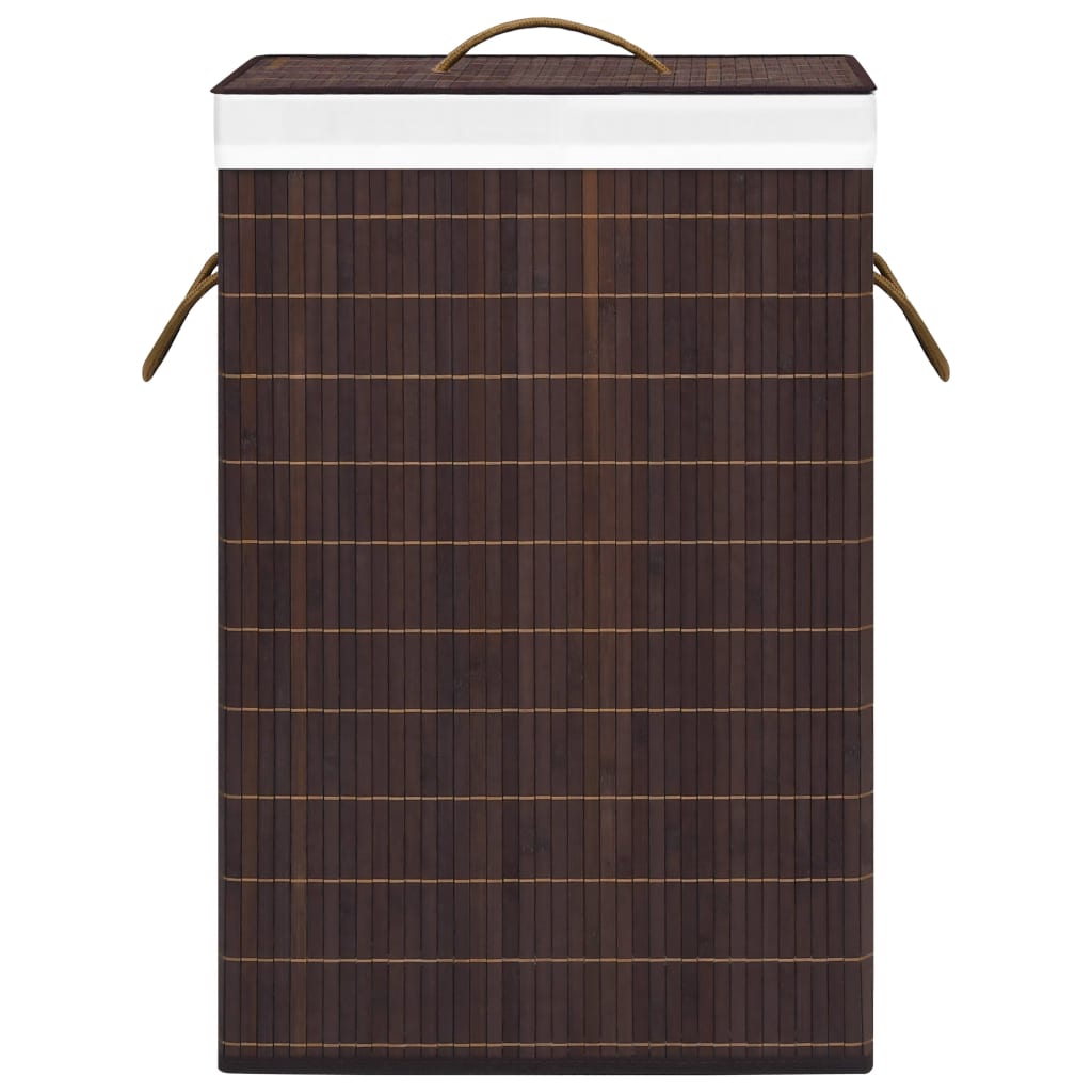 Bambus-Wäschekorb Braun 72 L