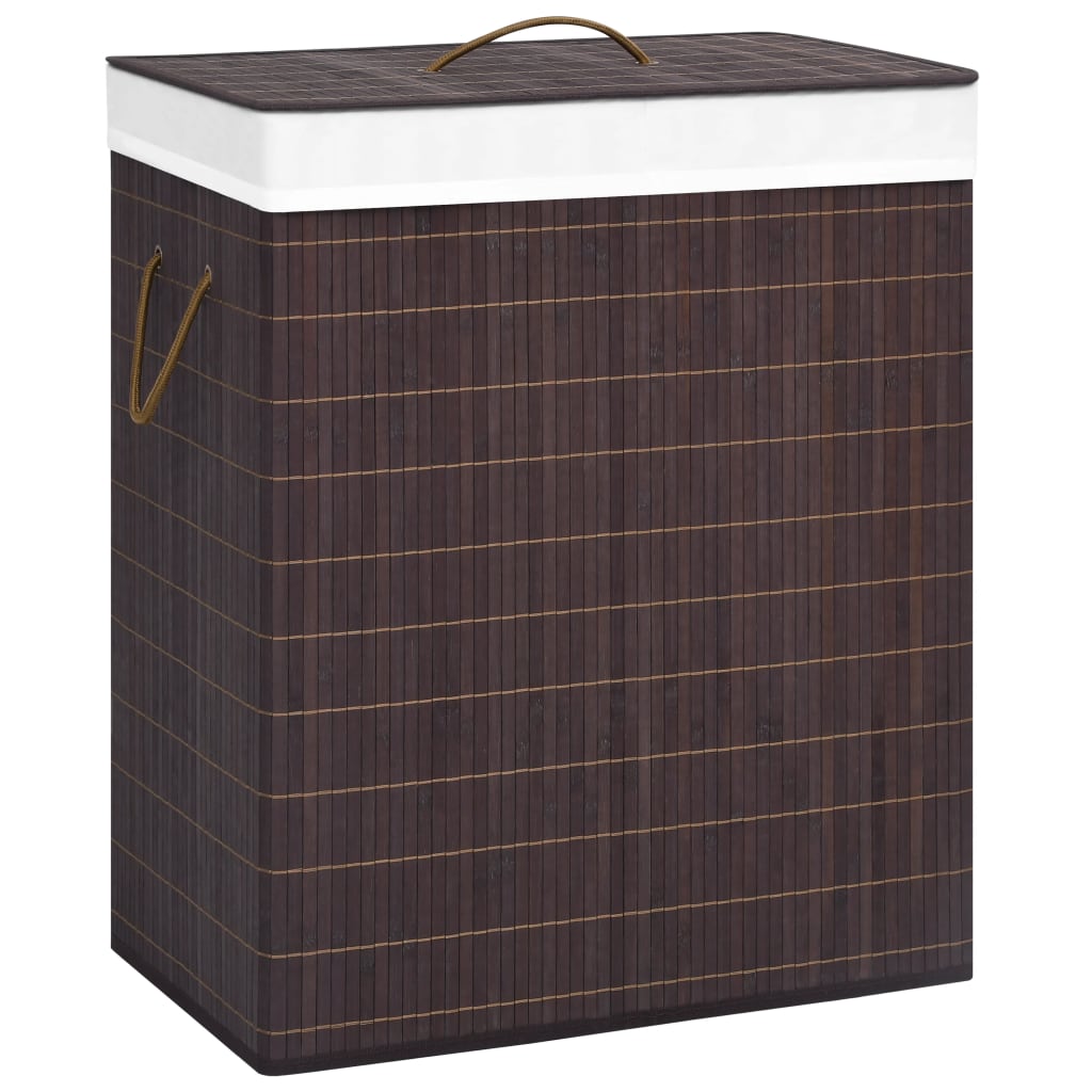 Bambus-Wäschekorb Braun 100 L