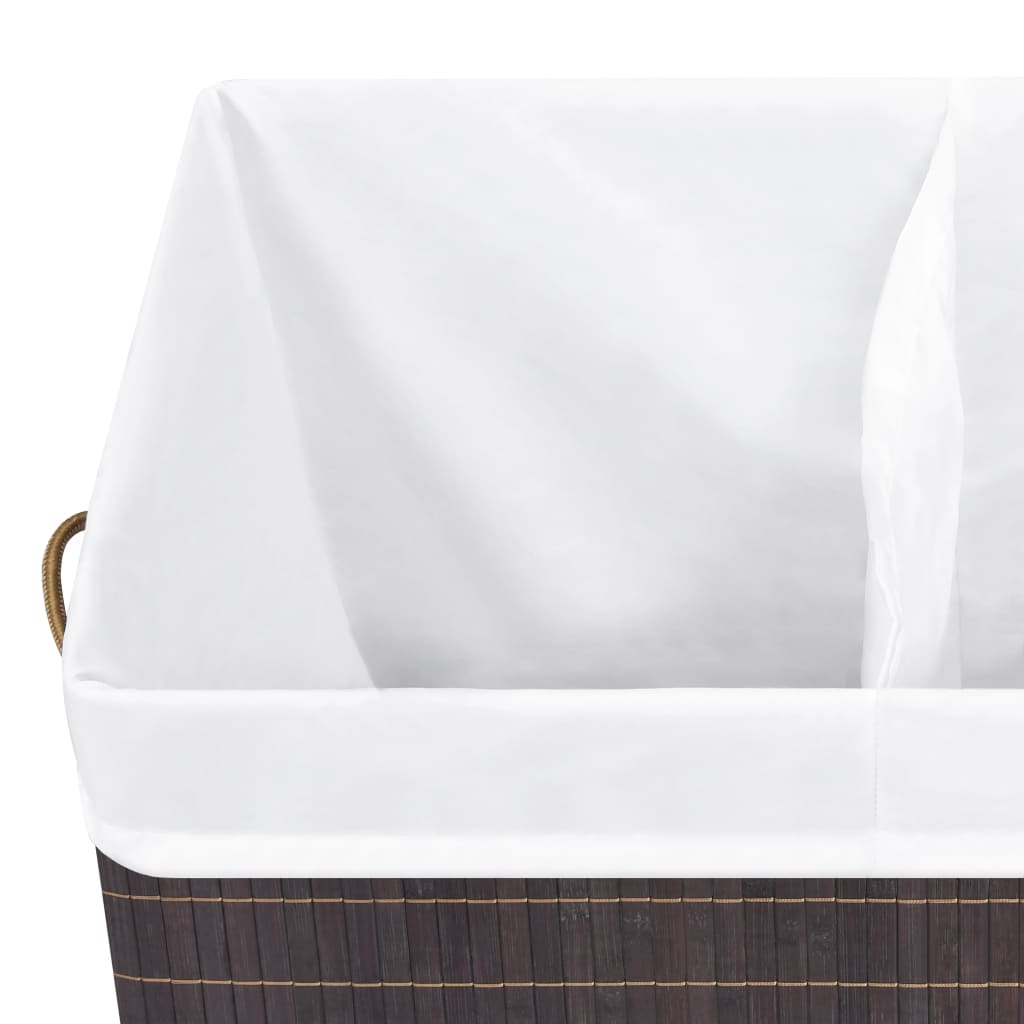 Bambus-Wäschekorb Braun 100 L