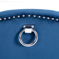 Thumbnail for Esszimmerstuhl Blau Samt