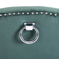 Thumbnail for Esszimmerstuhl Dunkelgrün Samt