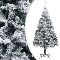 Thumbnail for Künstlicher Weihnachtsbaum Beschneit Grün 240 cm PVC