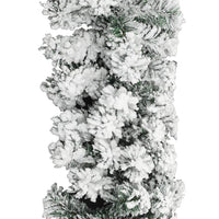 Thumbnail for Weihnachtsgirlande mit Schnee Grün 20 m PVC