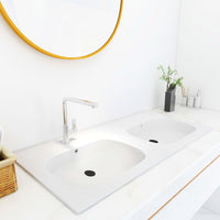 Thumbnail for Einbau-Doppelwaschbecken 1205x460x145 mm SMC Weiß