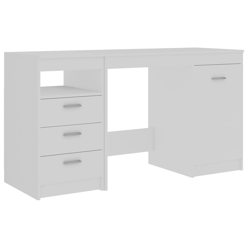 Schreibtisch Weiß 140 x 50 x 76 cm Spanplatte