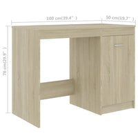 Thumbnail for Schreibtisch Sonoma-Eiche 140x50x76 cm Holzwerkstoff
