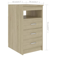 Thumbnail for Schreibtisch Sonoma-Eiche 140x50x76 cm Holzwerkstoff