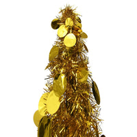 Thumbnail for Künstlicher Pop-Up-Weihnachtsbaum Golden 120 cm PET