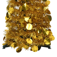 Thumbnail for Künstlicher Pop-Up-Weihnachtsbaum Golden 120 cm PET