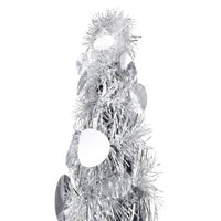 Thumbnail for Künstlicher Pop-Up-Weihnachtsbaum Silbern 150 cm PET