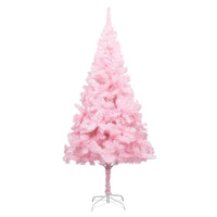 Thumbnail for Künstlicher Weihnachtsbaum mit Ständer Rosa 210 cm PVC
