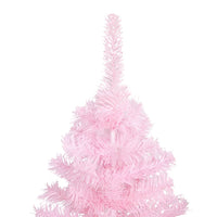 Thumbnail for Künstlicher Weihnachtsbaum mit Ständer Rosa 210 cm PVC