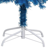 Thumbnail for Künstlicher Weihnachtsbaum mit Ständer Blau 210 cm PVC