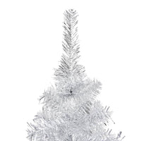 Thumbnail for Künstlicher Weihnachtsbaum mit Ständer Silbern 150 cm PET