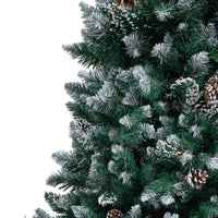 Thumbnail for Künstlicher Weihnachtsbaum mit Zapfen und Schnee 240 cm