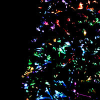 Thumbnail for Künstlicher Weihnachtsbaum mit Ständer Grün 210 cm Fiberoptik