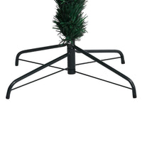 Thumbnail for Künstlicher Weihnachtsbaum mit Ständer Grün 210 cm Fiberoptik