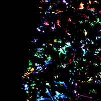 Thumbnail for Künstlicher Weihnachtsbaum mit Ständer Grün 240 cm Fiberoptik