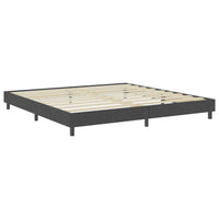 Thumbnail for Boxspringbett Dunkelgrau Stoff 200x200 cm