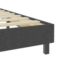 Thumbnail for Boxspringbett Dunkelgrau Stoff 200x200 cm