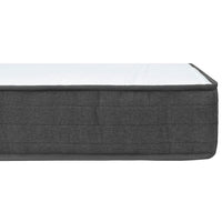 Thumbnail for Boxspringbett Dunkelgrau Stoff 200x200 cm