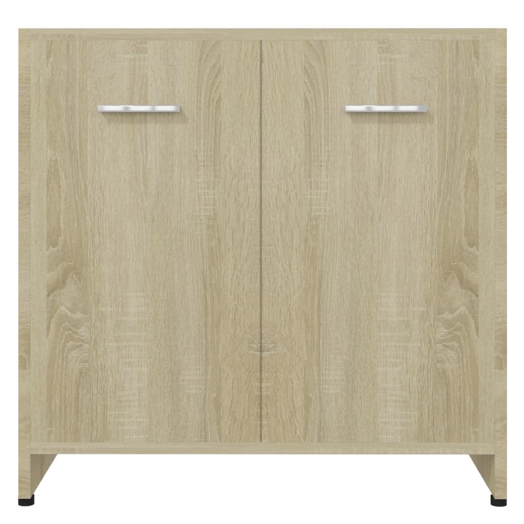 Badezimmerschrank Sonoma-Eiche 60x33x61 cm Holzwerkstoff