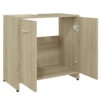 Thumbnail for Badezimmerschrank Sonoma-Eiche 60x33x61 cm Holzwerkstoff