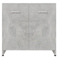 Thumbnail for Badezimmerschrank Betongrau 60x33x61 cm Holzwerkstoff