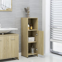 Thumbnail for Badezimmerschrank Sonoma-Eiche 30x30x95 cm Holzwerkstoff