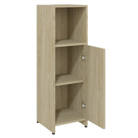Thumbnail for Badezimmerschrank Sonoma-Eiche 30x30x95 cm Holzwerkstoff