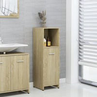 Thumbnail for Badezimmerschrank Sonoma-Eiche 30x30x95 cm Holzwerkstoff