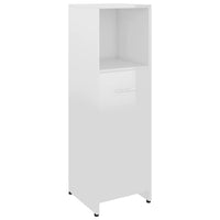 Thumbnail for Badezimmerschrank Hochglanz-Weiß 30x30x95 cm Holzwerkstoff