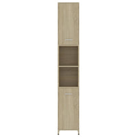 Thumbnail for Badezimmerschrank Sonoma-Eiche 30x30x183,5 cm Holzwerkstoff