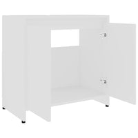 Thumbnail for Badezimmerschrank Weiß 60x33x61 cm Holzwerkstoff