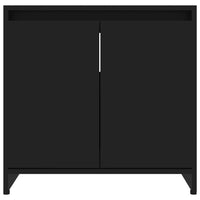 Thumbnail for Badezimmerschrank Schwarz 60x33x61 cm Holzwerkstoff