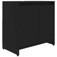 Thumbnail for Badezimmerschrank Schwarz 60x33x61 cm Holzwerkstoff